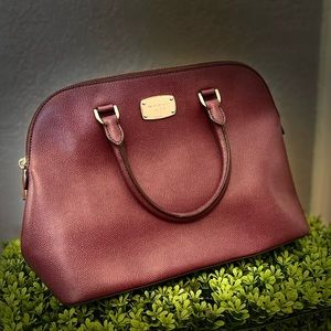 Michael Kors burgundy purse